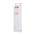 Xo wired headphones S6 Jack 3.5mm in -wire pink