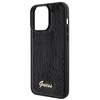 Guess GUHCP15XPSFDGSK iPhone 15 Pro Max 6.7" czarny/black hardcase Sequin Script Metal