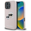 Karl Lagerfeld KLHMP16LSKCHPPLP iPhone 16 Pro różowy/pink HC MagSafe Sil Double Heads Print