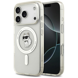 Etui Karl Lagerfeld IML Choupette MagSafe do iPhone 17 Pro Max przezroczysty