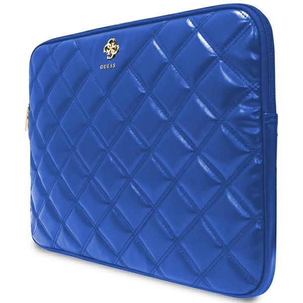 Guess Sleeve GUCS14ZPSQSSGB 14"niebieski/blue Quilted 4G