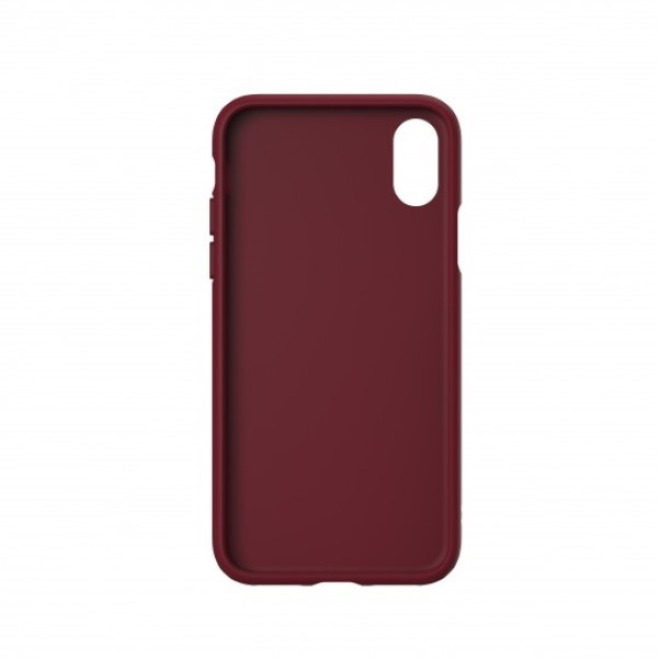 Adidas OR Moulded PU Suede iPhone X/XSburgundowy/collegiate burgundy 33282