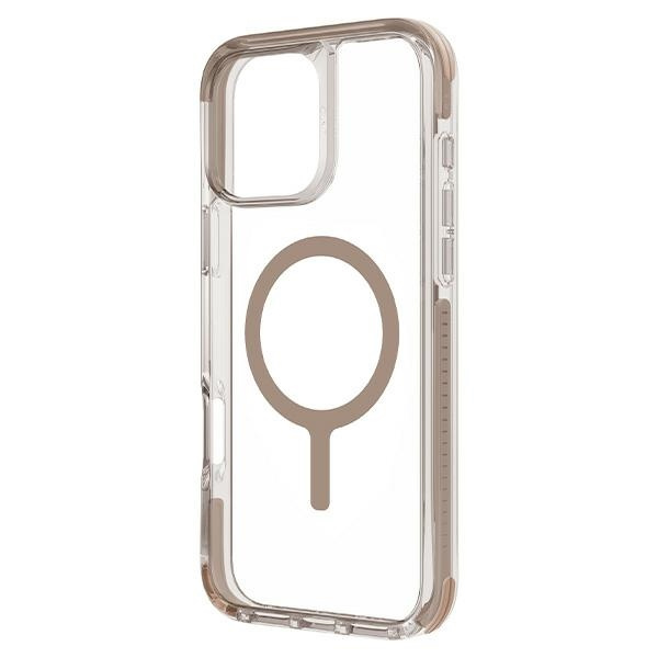 UNIQ etui Combat iPhone 16 Pro 6.3" Magclick Charging złoty/taupe gold