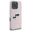 Karl Lagerfeld KLHMP16LSKCHPPLP iPhone 16 Pro różowy/pink HC MagSafe Sil Double Heads Print
