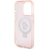 Karl Lagerfeld KLHMP15XHMRSKCP iPhone 15 Pro Max 6.7" pink/pink hardcase Ring Stand Karl&amp;Choupette MagSafe