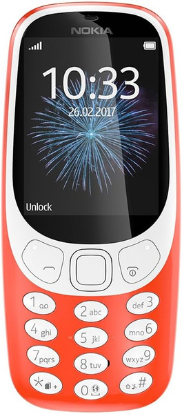 [OUTLET] PHONE NOKIA 3310 DUAL SIM RED PHONE AFTER RETURN