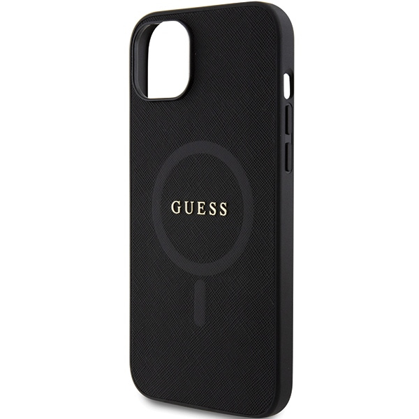 Guess GUHMP15MPSAHMCK iPhone 15 Plus / 14 Plus 6.7" czarny/black hardcase Saffiano MagSafe OPEN PACKAKING