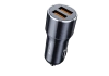 JELLICO car charger F9 36W 2xUSB QC3.0 Black