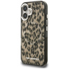 Etui Karl Lagerfeld IML Leopard Pattern  MagSafe do iPhone 16 brązowy