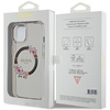 Guess GUHMP15SHFWFCK iPhone 15 / 14 / 136.1" czarny/black hardcase IML Flowers Wreatch MagSafe