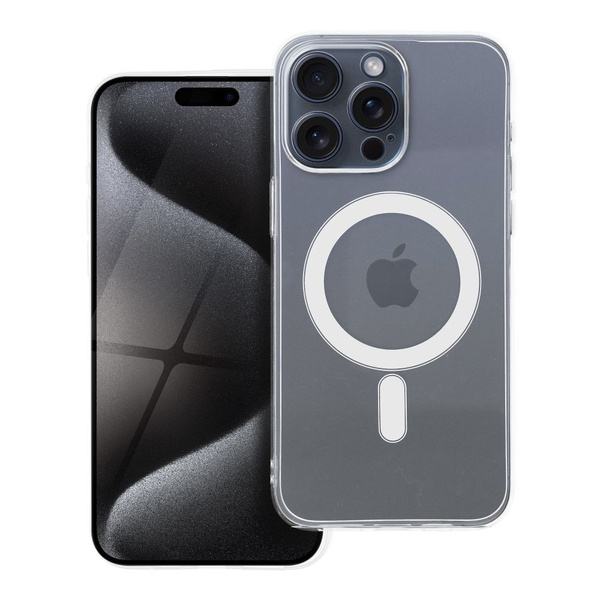 Futerał CLEAR CASE 2 mm do IPHONE 15 Pro Max kompatybilny z MagSafe (camera protection) transparentny