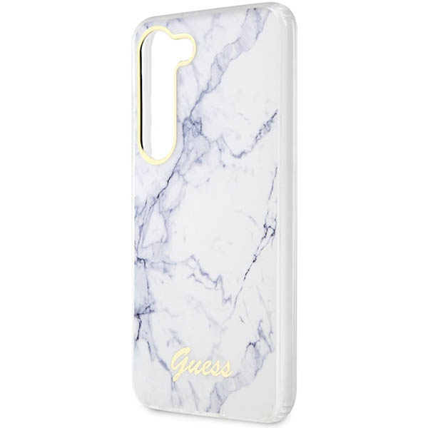 Guess GUHCS23MPCUMAH S23+ S916biały/white hardcase Marble