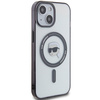 Etui Karl Lagerfeld IML Karl's Head MagSafe do iPhone 15 - przezroczyste