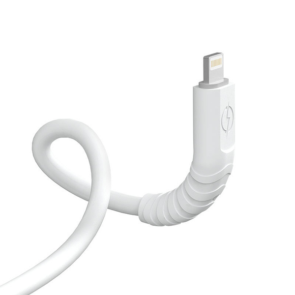 Dudao kabel, przewód USB Typ C - Lightning 6A 65W PD biały (TGL3X)