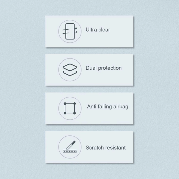 Nillkin Nature Pro iPhone 14 Plus case, armored cover, transparent cover