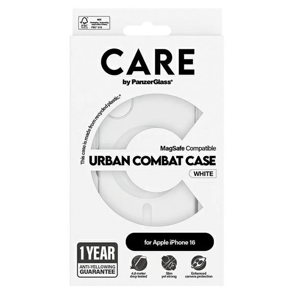 CARE by PanzerGlass Flagship Case iPhone 16 6,1" biały/white MagSafe 1337
