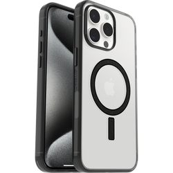 OTTERBOX MAGSAFE SILICONE CASE  IPHONE 15 PRO MAX Seria Lumen (black) WITHOUT PACKAGING