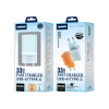 JELLICO ładowarka sieciowa EU55 GaN PD 33W 1xUSB-C + 1xUSB QC3.0 Niebieski