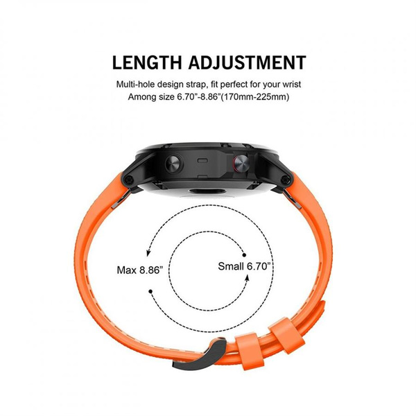 TECH-PROTECT SMOOTH GARMIN FENIX 5 / 6 / 6 PRO / 7 ORANGE