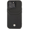 Etui BMW Leather Card Slot na iPhone 14 Pro - czarne