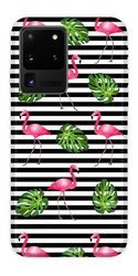 CaseGadget ETUI NADRUK FLAMINGI W PASKI SAMSUNG GALAXY S20 ULTRA