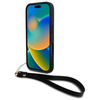 DKNY DKHCP16XPBSWSK iPhone 16 Pro Max    6.9" czarny/black hardcase Wrist Strap Stock Logo
