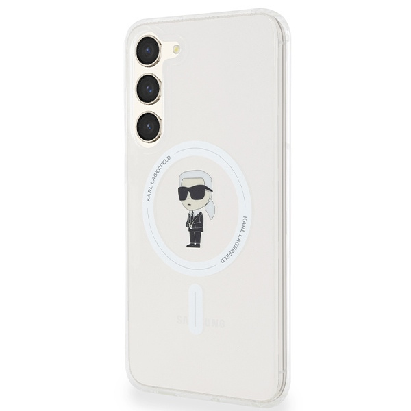 Karl Lagerfeld IML Ikonik MagSafe case for Samsung Galaxy S23+ - transparent