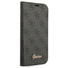 Guess GUBKP14MHG4SHK iPhone 14 Plus / 15 Plus 6.7" czarny/black book 4G Vintage Gold Logo