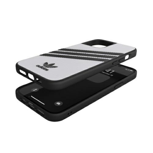 Adidas OR Moulded Case PU iPhone 12Pro Max biało-czarny/white-black 42239