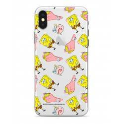 SPONGEBOB CASE OVERPRINT 001 IPHONE XS MAX TRANSPARENT