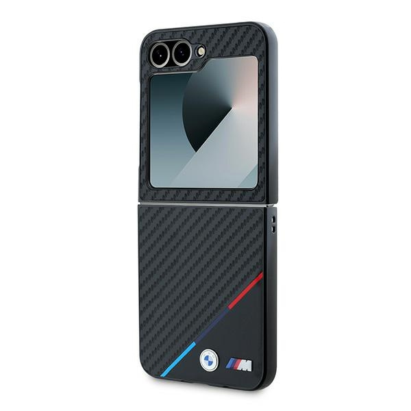 BMW BMHCZF623PUDTK Z Flip6 F741  czarny/black hardcase Carbon Tricolor