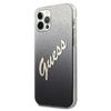 Guess GUHCP12MPCUGLSBK iPhone 12/12 Pro6,1" czarny/black hardcase Glitter Gradient Script