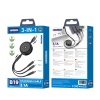 JELLICO cable B19 3w1 3.1A 1.2M Black