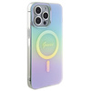 Guess GUHMP15LHITSQ iPhone 15 Pro 6.1" turkusowy/turquoise hardcase IML Iridescent MagSafe
