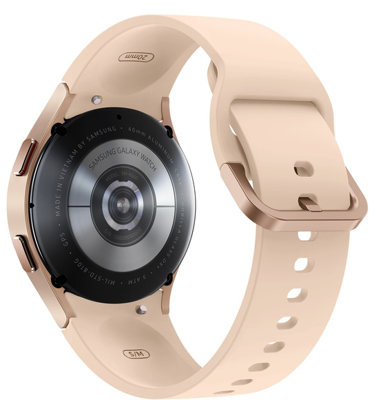 [OUTLET] Samsung Galaxy Watch4 40mm BT R860N Rose Gold with Rubber Band Pink Grade ABC