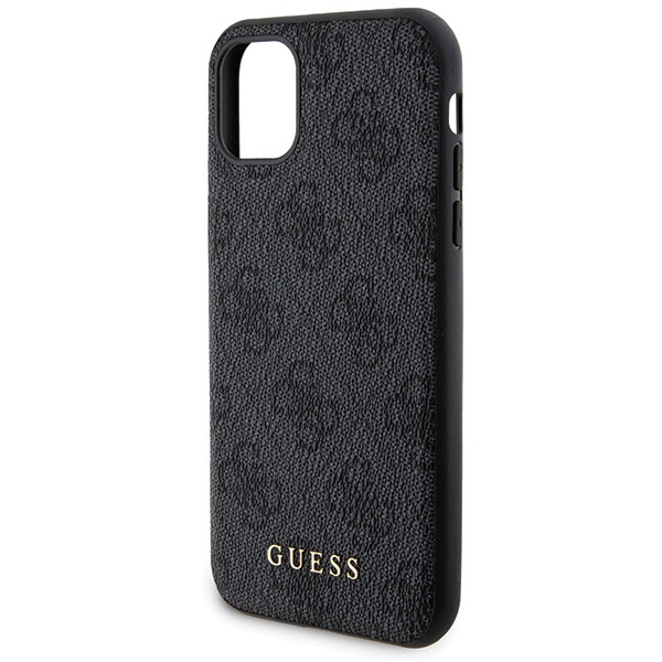 Zestaw Guess GUBPM5N614GEMGK iPhone11 6.1" hardcase + Powerbank 5000mAh MagSafe czarny/black 4G Metal Logo
