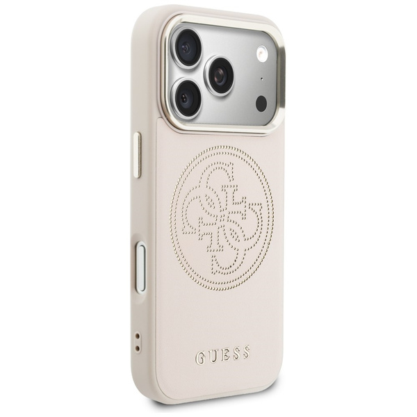 Etui Guess Perforated 4G MagSafe do      iPhone 17 Pro Max różowy