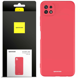 Spacecase Etui Silicone Case Galaxy A22 5G red