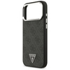 Etui Guess 4G Triangle Logo MagSafe do   iPhone 17 Pro Max czarny srebrny