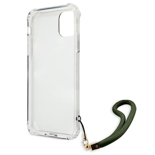 Guess GUHCN61KSARKA iPhone 11 / Xr 6,1" zielony/khaki hardcase Camo Collection