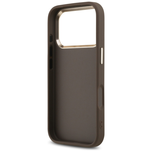 Etui Guess 4G Big 4G Classic Logo do     iPhone 17 Pro Max brązowy złoty