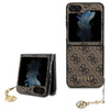Guess GUHCZF5GF4GBR F731 Z Flip5 brązowy/brown hardcase 4G Charms Collection