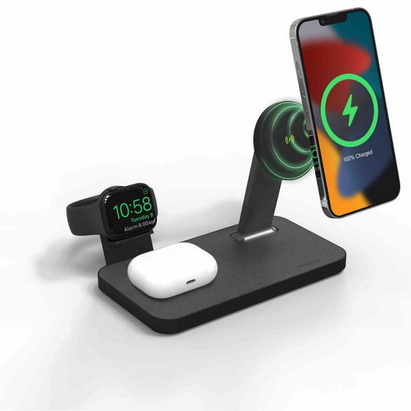 Mophie mophie-UNV WRLS-snap+ 3-in-1 w/ BYO watch-Black-ROC-EU