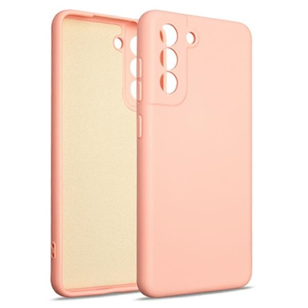 Beline Etui Silicone Samsung S21 FE różowo-złoty/rose gold