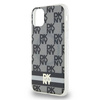 DKNY DKHMN61HCPTSK iPhone 11 / Xr6.1" czarny/black hardcase IML Checkered Mono Pattern & Printed Stripes MagSafe