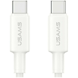 Kabel USAMS U90 60W USB-C do USB-C biały