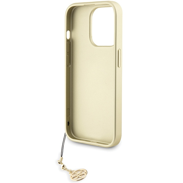 Guess GUHCP15LGF4GGR iPhone 15 Pro 6.1" szary/grey hardcase 4G Charms Collection