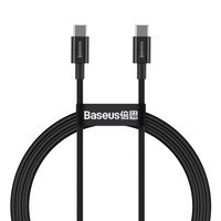 Baseus kabel Superior PD USB-C - USB-C 1,0m czarny 100W