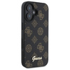 Guess GUHMP16SPGPYSK iPhone 16 6.1" czarny/black hardcase Peony Script MagSafe