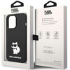 KARL LAGERFELD KLHMP14LSNCHBCK IPHONE 14 PRO 6.1 "HARDCASE BLACK/BLACK SILICONE CHAPETTE MAGSAFE